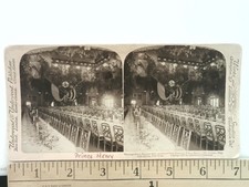 America's Press Dinner Prince Henry Stereoview Underwood & Underwood 1902 NYC picture