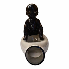 Vintage Japan For Old Butts and Ashes Figural Ceramic Novelty Ashtray picture