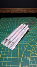 rOtring Tikky Special White set 1990's -NOS- 0.35, 0.5, 0.7mm mechanical pencils picture