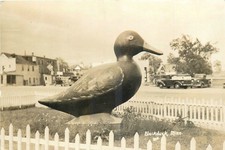 1942 Black Duck Minnesota automobile RPPC Postcard 25-11638 picture
