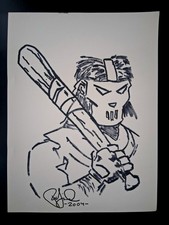 Peter Laird 9x12 Sketch Original Art picture