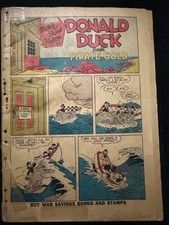 Donald Duck finds Pirate Gold No.9, Four Color, 1942, Carl Barks, Dell Publ picture