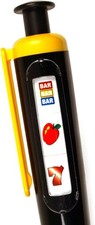 Casino Slot Machine Pen - Push & Spin to Win ~ Novelty Office Home School Pen picture