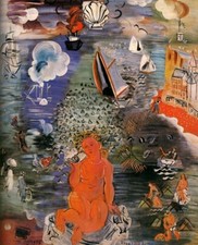 Amphitrite by Raoul Dufy 1936 Art Print Surreal Myth Sea Fantasy Nautical Decor picture