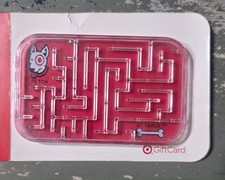 Vintage 2003 Target Gift Card Fetch Dog Maze Game Collectible No Value picture