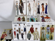 LOT 10 Vintage Original Womens Dress Skirt Sewing Patterns Vogue Mccalls Essen+ picture