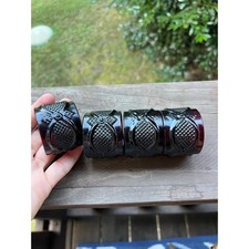 Avon 1876 Cape Cod Ruby Red Glass Napkin Rings Set of 4 Vintage  picture