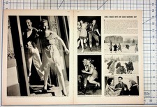 1940s Sadie Hawkins Day Magazine Page Li'l Abner College Tradition Ephemera picture