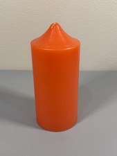 Partylite 9” X 4” ”Pillar Candle Mulled Cider Harvest Sunset S4936 NOS picture