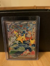 Pokémon 30th Pikachu ex 149/128 30th celebration Ultra Rare Holo English ME picture
