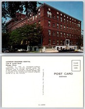 Continental Lutheran Deaconess Hospital Chicago IL Postcard picture