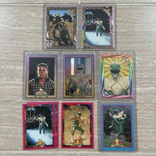 1994 Mighty Morphin Power Rangers Green Ranger Lot Power Foil Holos Tommy picture