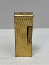Vintage Dunhill Rollagas Lighter Gold Plate Switzerland RE24163 *NOT TESTED* picture