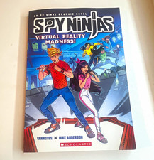 Scholastic Spy Ninjas: Virtual Reality Madness Softcover 1st Print 2022 picture