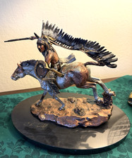 C.A. Pardell Legends THE FINAL CHARGE LE 390/750 statue Signed w/box picture