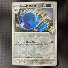 Steven's Metang 144/182 Uncommon Destined Rivals Pokemon Reverse Holo Near Mint picture