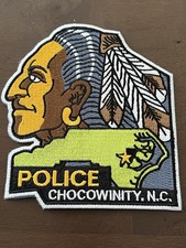 CHOCOWINITY POLICE PATCH NORTH CAROLINA picture