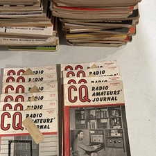 Vintage 1953 CQ The Radio Amateurs Journal Magazine Lot of 10 Near Full Year picture