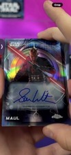 2026 Topps Chrome Star Wars MAUL Sam Witwer Auto Autograph Darth Maul picture