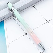 20-200pcs Gradient Metal Ballpoint Pen with Touch Screen, Custom Logo Available picture