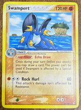 Pokémon Crystal Guardians Swampert 27/106 2006 English Card MP picture