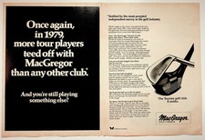 1979 MacGregor Tourney Golf Club Vintage Magazine Print Ad Iron Wood Woods picture