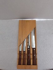 Vintage 4 Piece Kitchen Set By Case XX Wall Mount Wood Display New Old Stock picture