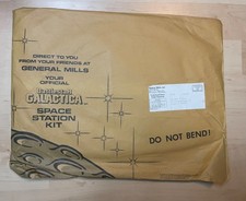 Vintage 1978 Battlestar Galactica Mail In Space Station Kit General Mills picture