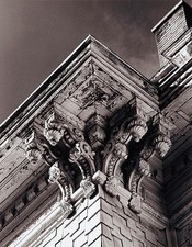 Photo:Chicago Illinois 1952 Architecture Detail Wall Supports Exterior picture