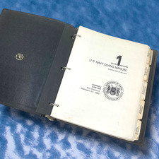 Vintage 1978 U.S. Navy Diving Manual Vol 1 Air Diving NAVSEA Binder Change 2 picture