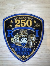 Bristol RI Novelty 250th Anniversary PD Patch 4.5β picture