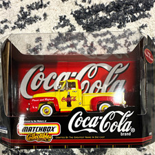 Coca-Cola Matchbox Collectibles 1955 Ford Pickup Diecast Truck Yellow/Red picture