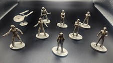 Star Trek - Rawcliffe - Pewter Figurine Lot - TNG - 9 Pieces 1991, 1993, 1994 picture