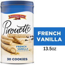 Pepperidge Farm Pirouette Cookies, French Vanilla Crème Filled Wafers, 13.5 oz picture