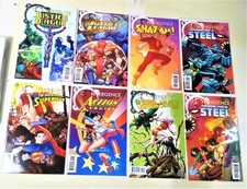 CONVERGENCE Tie -ins Justece League Shazam Steel (2015) DC Modern Age 8 BOOK LOT picture