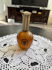 Avon Queen's Gold Cologne Mist Bottle Vintage Glass picture