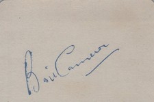 BASIL CAMERON - BRITISH CONDUCTOR 1884-1975 -Hand Signed Autograph 3x5 CARD picture