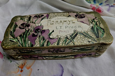 Antique French Art Nouveau Floramye perfume Soap Box L.T. PIVER  Paris France picture