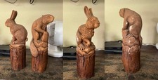 Disneyworld Wilderness Lodge bed posts 2 animals. Must See picture