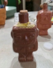 Vintage Empty Cafe Tinto Colombian Coffee Liqueur Chibcha Mini Bottle Tiki picture