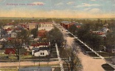 Sturgis Michigan Birdseye View Of City Antique Postcard K100813 picture