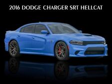 2016 Dodge Charger SRT Hellcat Metal Sign: 12x16