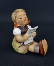Goebel Hummel Girl With Sheet Music No Crazing Mint picture