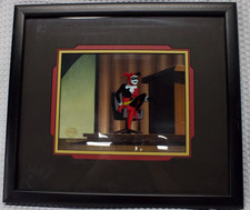 Batman The Animated Series Original Production Cel Harley Quinn The Trial WB COA picture