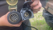 24v Power Cable(A)Military 12Pin Towing to 7Blade Civilian Trailer FitsHUMV picture