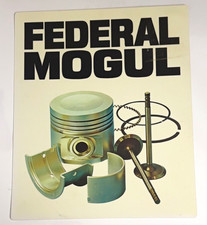 Vintage Federal Mogul Hard Plastic Sign Garage Wall Display picture