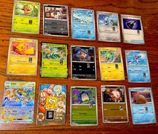 Pokémon Silver Grain Card Set – 15 Laminated Cards with 1 Grain .999 Silver Each picture
