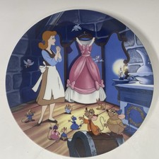 Edwin M. Knowles Disney Cinderella Collector Plate 1989 Limited Edition With COA picture