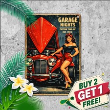 Vintage Style Illustration Wall Plaque Artistic Home Metal Tin Sign 8x12 picture