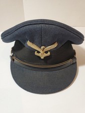 Vintage South African Air Force (SAAF) Officer's Peak Cap Apartheid Era picture